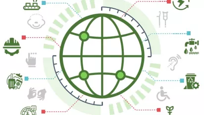 Illustration of Making the green transition inclusive for persons with disabilities