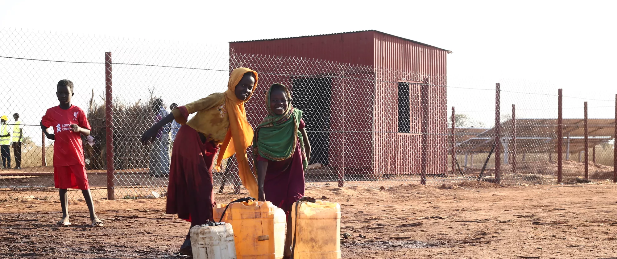 Portrait of young girls in Sudan