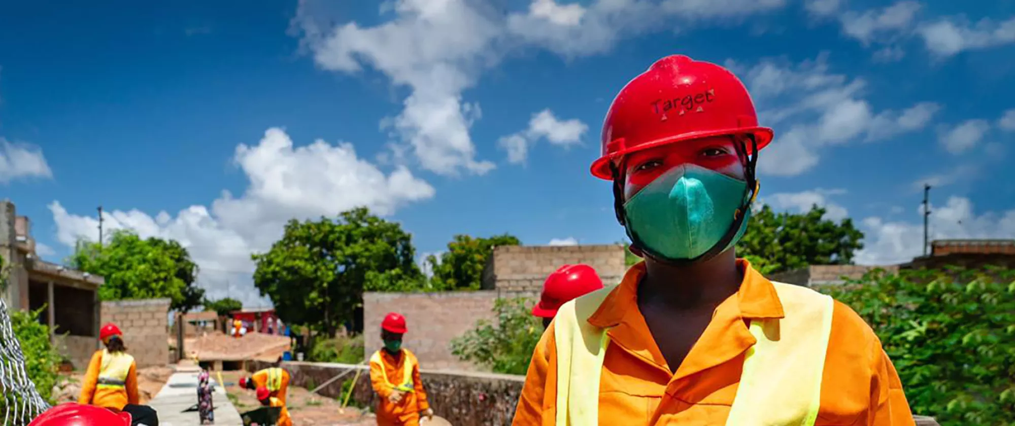 Portrait of construction workers