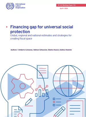 Cover image for the working paper Financing gap for universal social protection